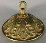 5 1/2" Unfinished Brass Finish Die Cast Brass Screw Collar Ceiling Canopy Kit