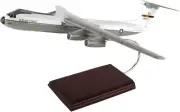 USAF Lockheed C-141 Starlifter White Gray Desk Display Model 1/100 SC Airplane