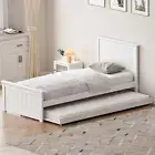 Reggio Mila Wooden Kids Trundle Bed | Kids Two in One Daybed Single Size and ...
