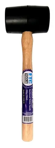 Spear & Jackson EG-12100/16 - Rubber Mallet 450g 16oz All Steel