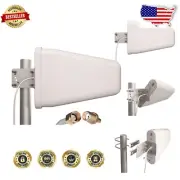 Versatile Yagi Antenna with 2FT SMA and TS-9 Adapter - Cellular Signal Enhancer