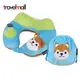 【Travelmall 】手動旅行充氣枕特別版藍_柴犬(SW99004BU)