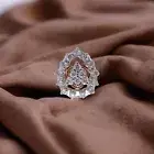 Classy 0.24 Cts Round Brilliant Cut Natural Diamonds Nose Stud 18K Gold