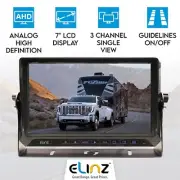 Elinz 10" AHD Monitor Wired 4PIN 3 Channel HD Video Inputs Single Screen View