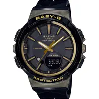 在飛比找誠品線上優惠-CASIO 卡西歐 Baby-G 慢跑計步顯示手錶-黑 BG
