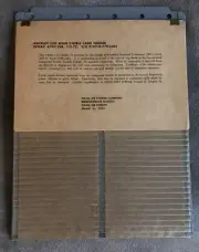 US Navy Aircraft Log Book Visible Card Holder OPNAV 4790/29A Unused 8.5 X 11” L6