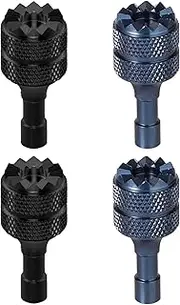 3 Pro/Mini 4 Pro Control Sticks, 4pcs Aluminum Alloy Drone Joysticks for DJI Mini 3/Mini 3 Pro/Mini 4 Pro/Air 3 /Mavic 3 Pro RC & RC 2 Remote Controller Replacement Accessories (Blue, Black)