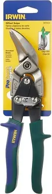 IRWIN Tools Offset Snips, Right Cutting 10" 2073212