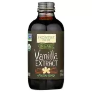 Organic Vanilla Extract 4 Oz By Frontier Coop