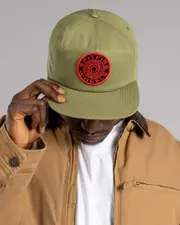 [Spitfire] Spitfire Men's Classic '87 Swirl Patch Snapback Cap in Olive Green One Size Olive Green