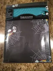 Disneys Peva Tablecloth Nightmare Before Christmas Home Decor Square New 60”x84”