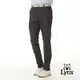 【Lynx Golf】korea 男款韓國進口商品素面款式特殊布料紋路平口休閒長褲-深藍色