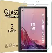 Reelau [2-Pack] Screen Protector Compatible with Lenovo Tab M9 9 inch (Model TB-310FU), Temper Glass Screen Protector for Lenovo Tab M9 [9H Hardness] [Crystal Clear] [Bubble Free] [Anti-Fingerprint]