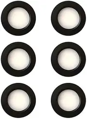 12V Interior LED Spot Lights, 3W Motorhome Ceiling Downlights, Roof Recessed Lamps for T4 T5 Campervan RV Caravan Boat Truck, Warm White (6Pcs)