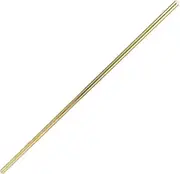 HOMOBABE Brass Round Rod Solid Brass Rod for DIY Crafts Model Plane Ship Car Compact Versatile Crafting Supply for Science Experiments and Handicrafts