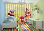 3D Ice cream 3 Blockout Photo Curtain Printing Curtains Drapes Fabric Window AU