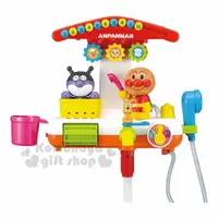 在飛比找樂天市場購物網優惠-小禮堂 麵包超人 電動蓮蓬頭水車洗澡玩具組《橘紅》兒童玩具