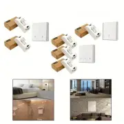 Flexible Placement Wireless Wall Light Switch No Wiring 433Mhz Remote Control
