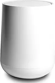 Press-Type Trash Can Small Bathroom Garbage Can with Flip-up Cover Suitable for Kitchen Living Room Bedroom Balcony Office