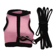 Pet Supplies Vest Harness Leash for Hamster Rabbit Squirrel Guinea Pig Ferrets S