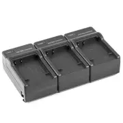 3 Battery Chargers For Panasonic DMW-BCF10E CGA-S009E - USA SELLER - Qty 3