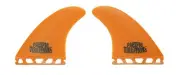 Pacific Vibrations Surfboard Fins 4.6" longboard side bites fits Futures