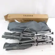 Zone Tech Gray Outdoor Folding Cot Camping Sleeping Bed W/ Portable Bag TA0004