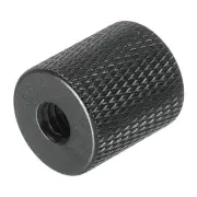 Mic Stand Adapter 1/4 Female to M8 Thread Female Camera Screw Adapter Black