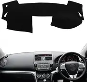 Dashboard Mat, for Mazda 6 Atenza 2008-2010 - 2013 GH, Anti-Scratch, Sun Shade, Dust & Scratch Protection, Black Edge