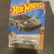 2022 Hot Wheels Silver/Gray ‘94 Bugatti EB110 SS, 65/250 | HW Turbo 5/10 A4
