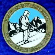 USMC Mountain Warfare Training Center Challenge Coin C-4