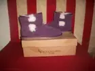 Koolaburra By UGG K Victoria Mini Wmn Sz 4 Shadow Purple Snow Boots~NWBOX
