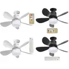 30W Socket Fan LED Light 3 Speeds Chandelier Ceiling Fan Low Profile Ceiling Fan