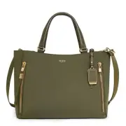 NEW Tumi Voyageur VALETTA MEDIUM Tote Laptop Carryall Bag - OLIVE with GOLD