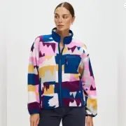 Patagonia Women's Synchilla Fleece Jacket Marble Pink/Frontera Size Medium NWT