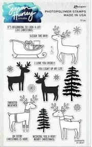 Ranger Ink - Simon Hurley - Clear Photopolymer Stamps - Oh Deer!