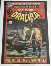 2011 THE TOMB OF DRACULA ISSUE #1 COMIC COVER 20”x28” POSTER PRINT ASGARD PRESS