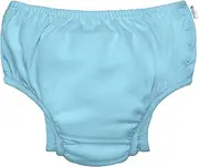i play. Snap Reusable Absorbent Swimsuit Diaper, Aqua, 4T (3-4yrs)