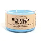 Scented Two Wick Candle for BIRTHDAY BLUES, Funny Novelty 60hr Burn Time