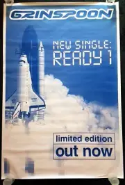 Grinspoon Ready 1 Silk Screen Vintage Rare Poster. 1999 .