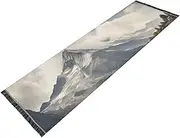 YXYZRMY Mountain Natural Landscape Washable Runner Rug 2’ x 6’ Non Slip Runner Rug for Hallways Entryway Bedroom Floor Carpet Runner- Soft Thin Mat with Rubber Backing for Family Pet