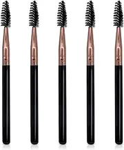 Mascara Brush Wands Makeup Lash Spoolies Set 5Pcs Spooly Eyelash Eyebrow Brushes Applicators for Extensions Reusable