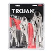 Trojan 3 Piece Locking Plier Set