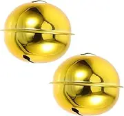 EPIGEIST 2pcs Handmade Metal Craft Bells Retro Style Decorative Ornaments for Decor