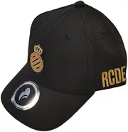 RCD Espanyol Premium Cap Black Gold Shield Adult