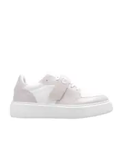 Ganni Logo Embossed Touch Strap Sneakers 42,43 Light pink and white