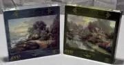 Lot Of 2 New Sealed Thomas Kinkade 1000 Piece Puzzles
