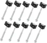Gatuida 10Pcs Trampoline Fixation Screws Durable Iron Fixing Screws for Safe Jumping Essential Trampoline Parts for Stability and Safety for Trampolines and Repairs