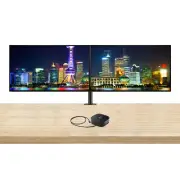 HP Z27q G5 Monitor, 2-Pack Bundle + Stand, USB-C Dock