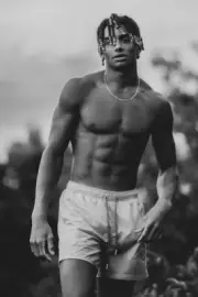 [O459] Handsome Man Cute Male Model Showing Off Body Physique Art Photography